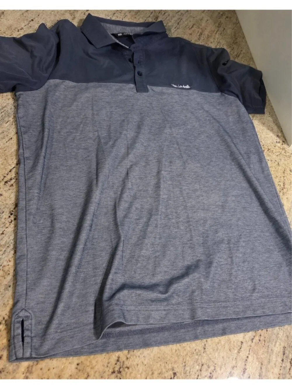 Lot of 4 Mens Size M Gray Black Golf Polo Short Sleeve Haagan Travis Mathew
